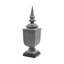 Statue urne carré 5x5x19.5 "Finial