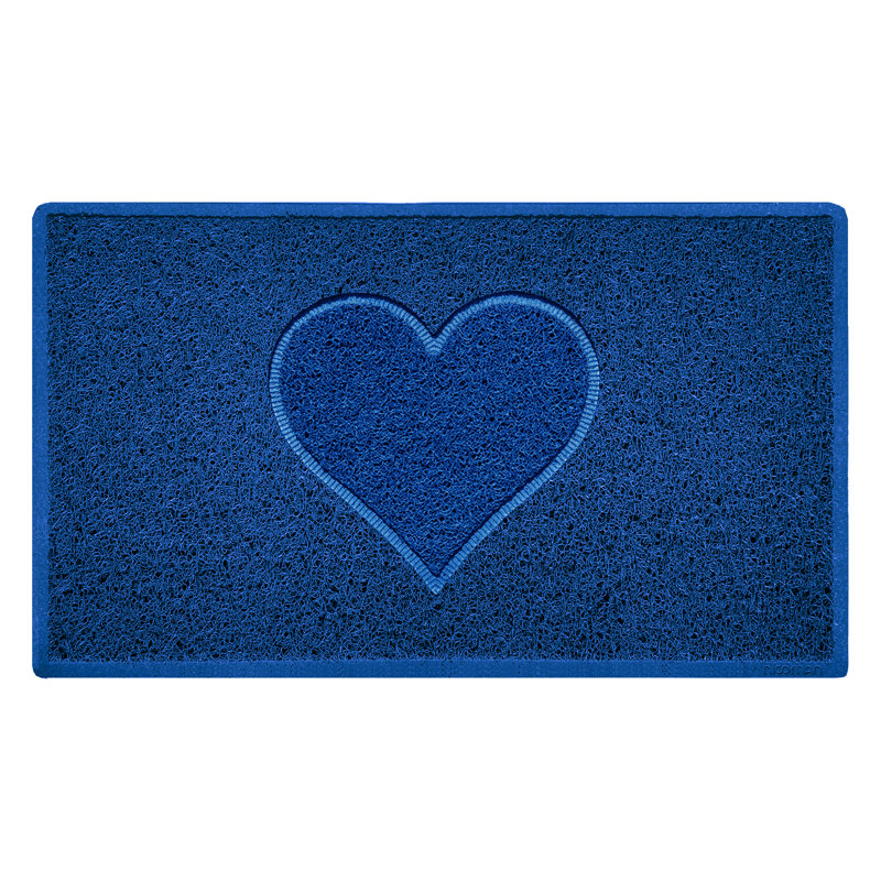 Non-Slip Indoor / Outdoor Doormat, Blue, 45cm W x 75cm L