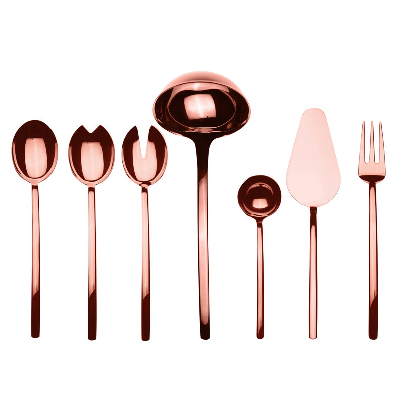 Due 7 Piece Stainless Steel Hostess Set