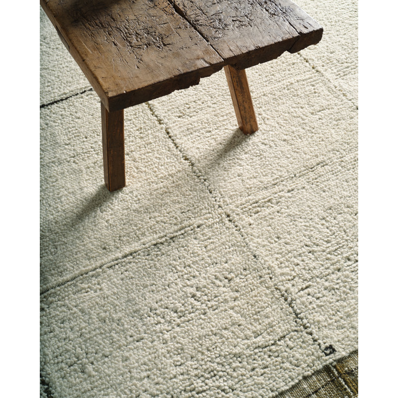 Jaipur Living Mazie HRG02 Handwoven Moroccan Ivory/Green Area Rug (8'X10'), Rectangle 8' x 10'