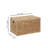 Ved Heavy-duty Water Hyacinth Wicker Storage Trunk with Safety Hinge and Metal Frame, 17.5" H x 30" W x 17.5" D, Natural-1869173449-1833267120
