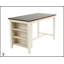 Ensemble de salle à manger 5 pièces à hauteur de comptoir moderne avec tablettes de rangement et 4 chaises hautes pour cuisine compacte-1766282462-1766282463
