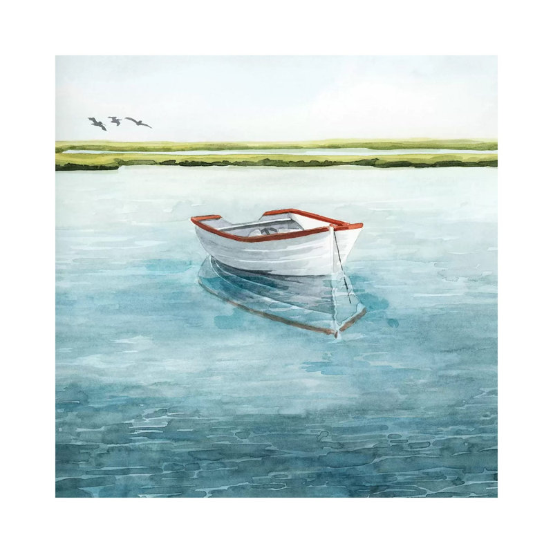 Anchored Bay II by Grace Popp - Wrapped Canvas Print, 30.48 cm H x 30.48 cm W