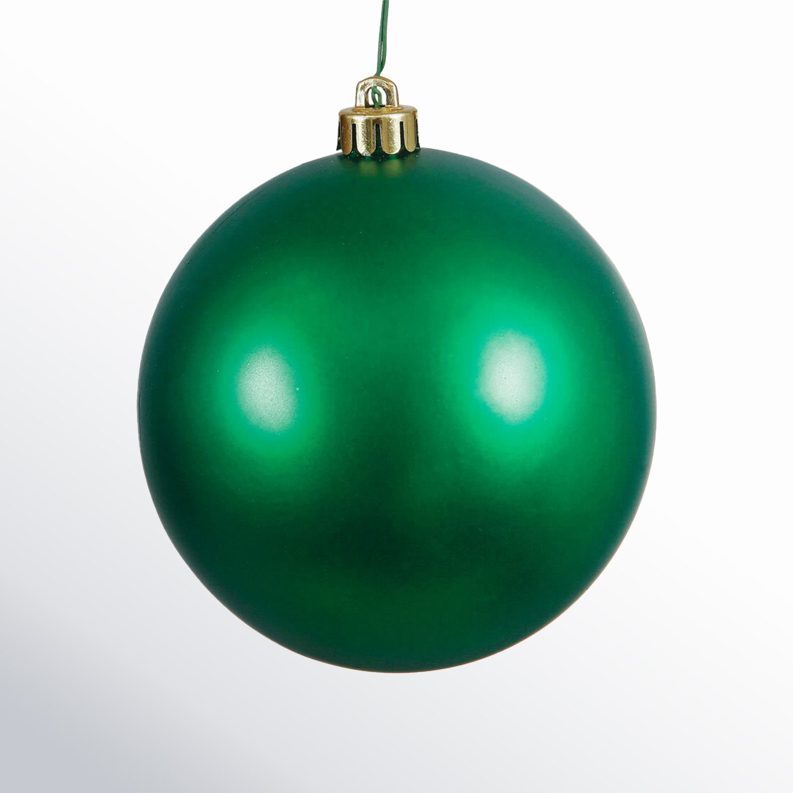 Holiday Décor Ball Ornament, 3", Emerald Matte