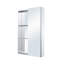 Armoire à pharmacie encastrée ou murale en aluminium avec miroir et étagère ouverte, 61 cm (L) x 91 cm (H)-223329963-223329967