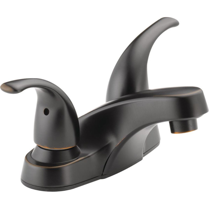 Choice 2-handle Bathroom Faucet with Drain Assembly, Metal, Oil Bronze