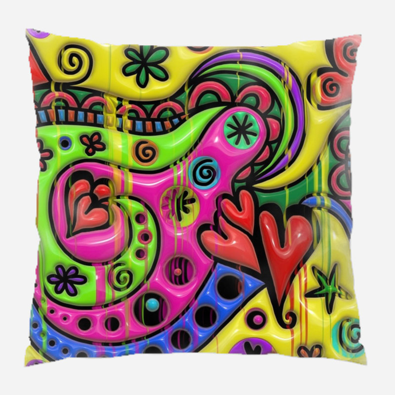 Coussin décoratif transparent, Intérieur