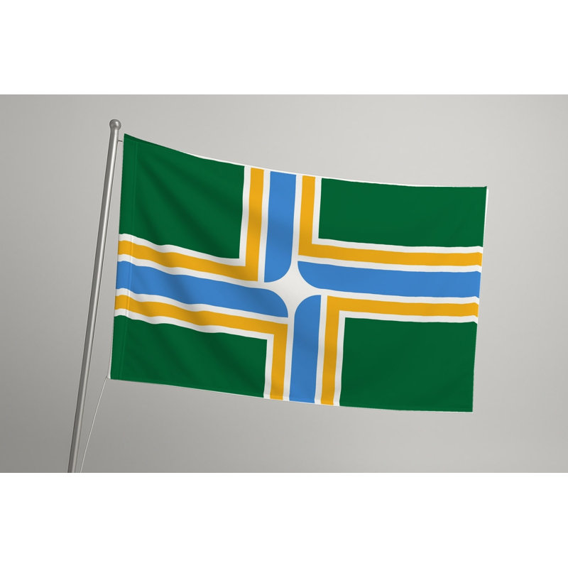 Drapeau de Portland - drapeau extérieur, 36" H x 60" W