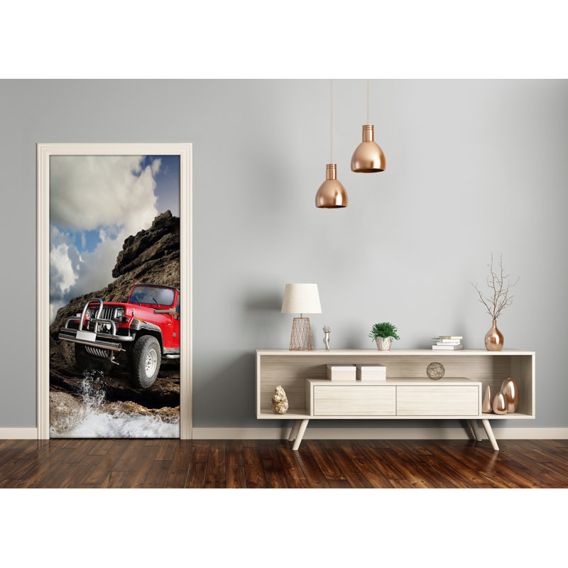 Self Vehicle Ground Door Decal