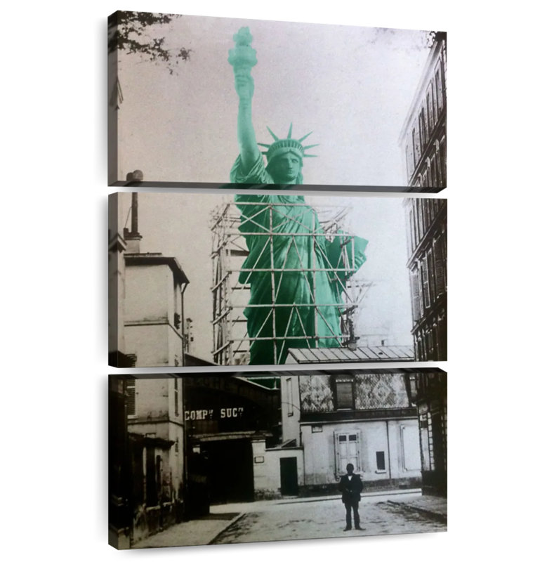 Nicci Lady Liberty Construction 1885, H 50 po x l 32 po