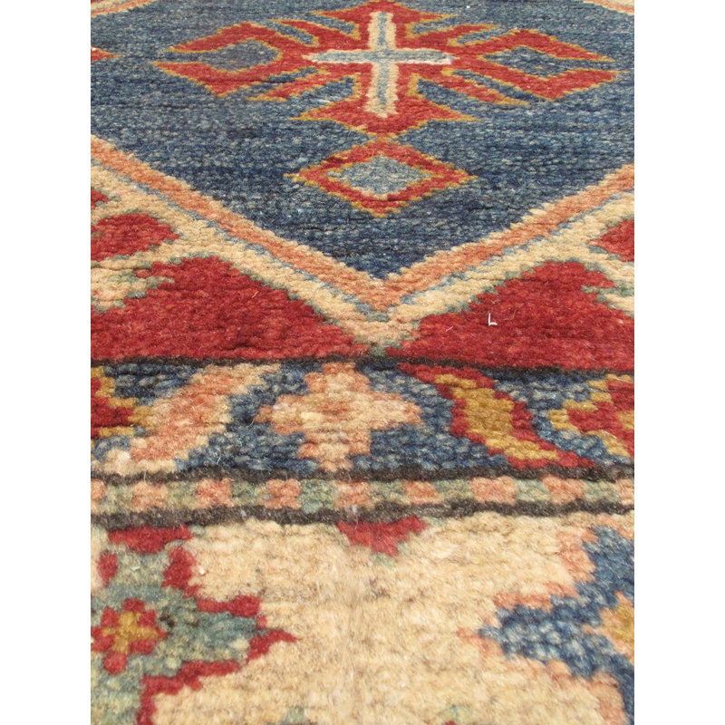 One-of-a-Kind 4' x 5' Rectangle Wool Area Rug in