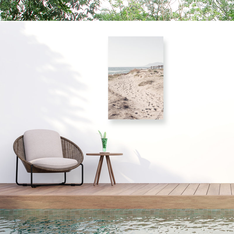Plage 7 sur toile, H 19 po x l 12 po