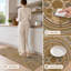 Tapis de cuisine lavables circulaires antidérapants