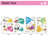 Characters 4 - Piece Wall Sticker / Decal