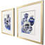 Art encadré à mémoire de porcelaine