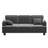 84" Modern style comfortable corduroy reception sofa, seating of 3, with cup holder, side pocket and type-c interface-1447755126