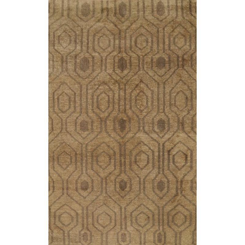 Tapis oriental délavé de style marocain 5 x 8