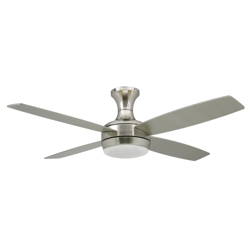 132cm Ceiling Fan with Light Kit, Gold