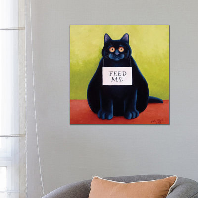 Fat Cat by Vicky Mount - Painting on Canvas