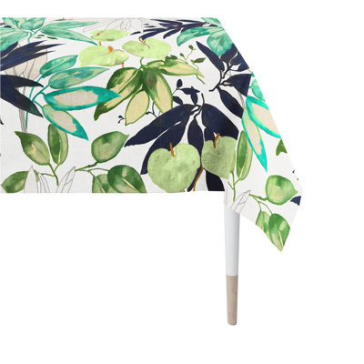 Hiroichi Rectangular Floral Tablecloth