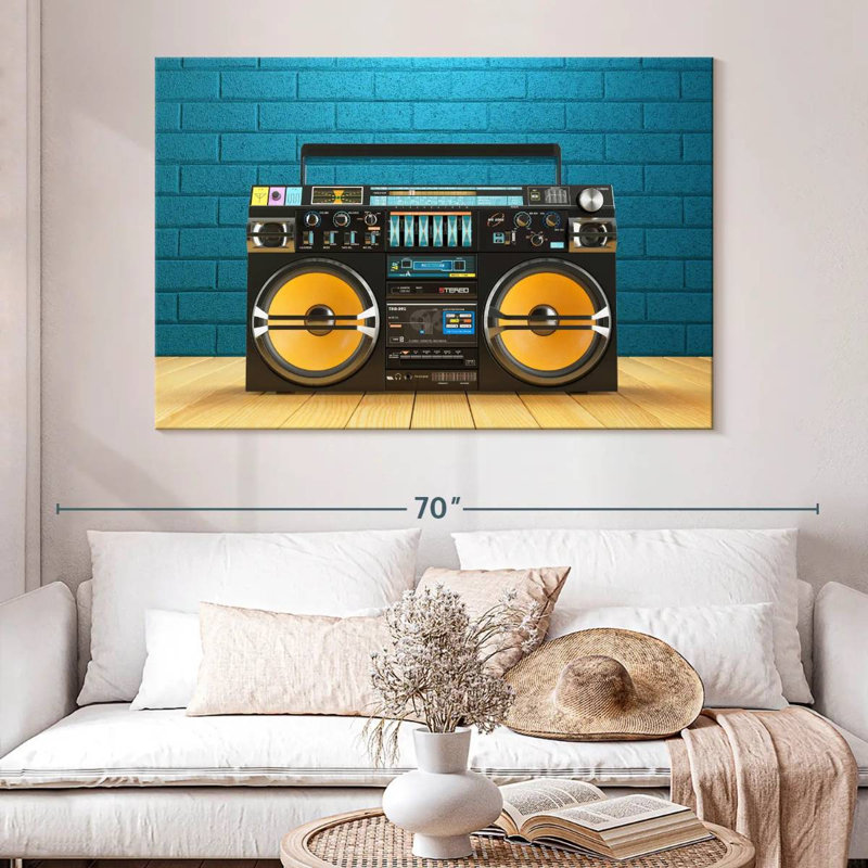 Abarca Boombox Player, 34" H x 51" W