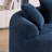 65" Chenille Curved Sofa-79720079