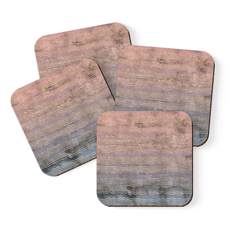Dessous de verre en marbre Boho Desert Sunset