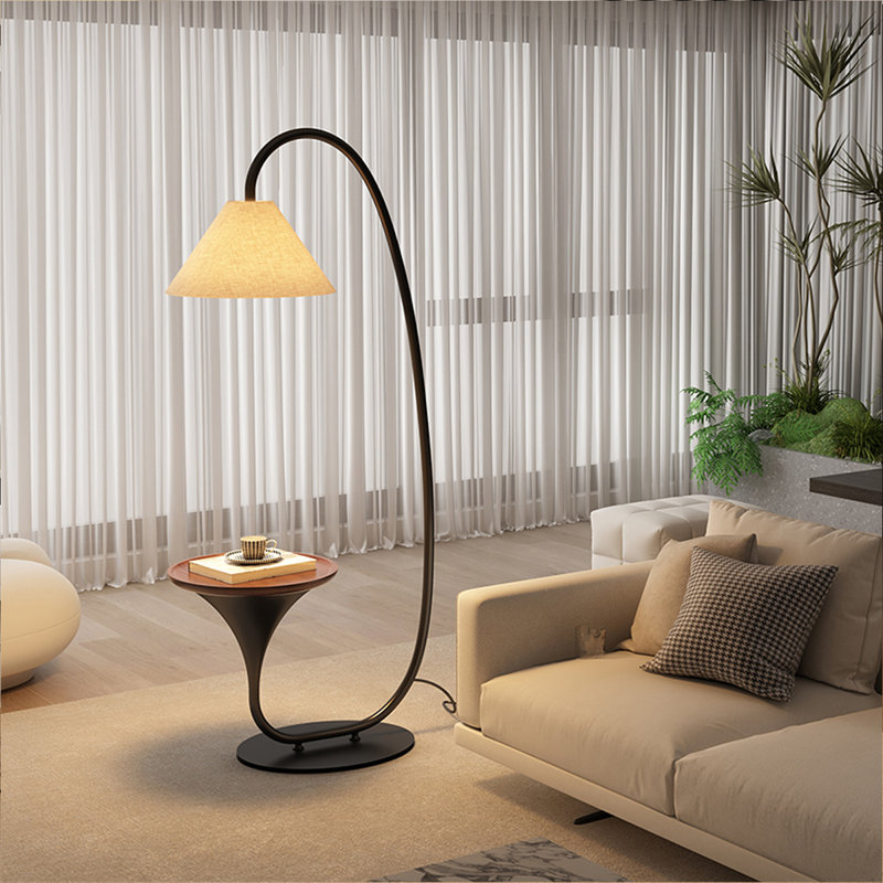 Marble Tray Art-Style Floor Lamp