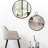20x23" Metal Round Wall Mirror-367639621