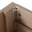 Meuble-lavabo autoportant avec lavabo en céramique et 2 portes d'armoire à fermeture en douceur (KD-PACKING)-125515199-125515197