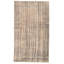 Tapis décoratif en laine de conception unique 5 pi 7 po x 10 pi délavé noué à la main des années 1980 en gris/beige