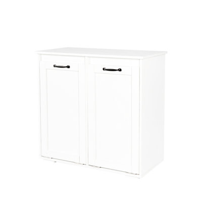 Armoire de buanderie avec sacs à doublure amovibles - Gardez vos vêtements propres et bien rangés.