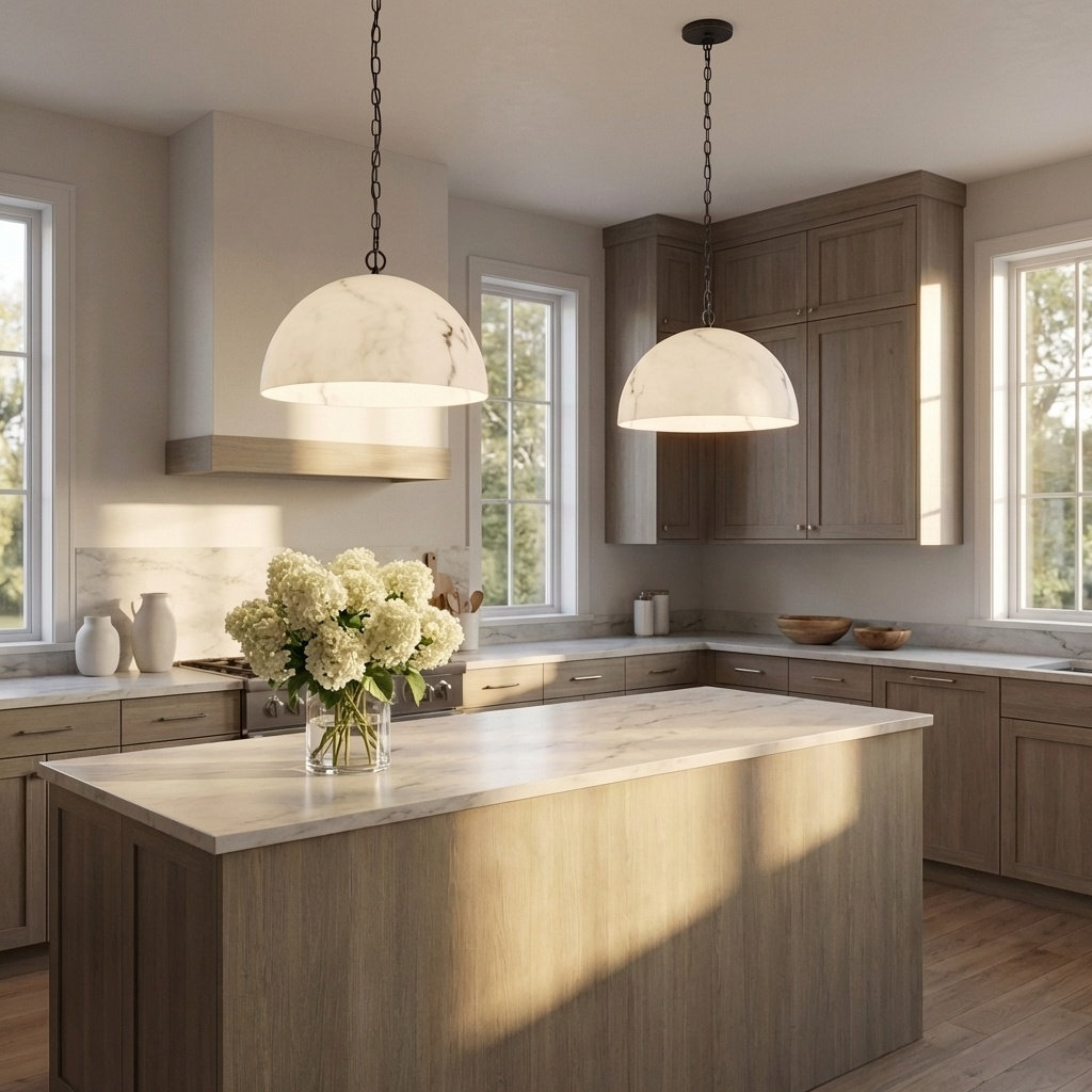 Philomena Pendant, 67.38" H x 12.63" W x 12.63" D, Burnished Brass