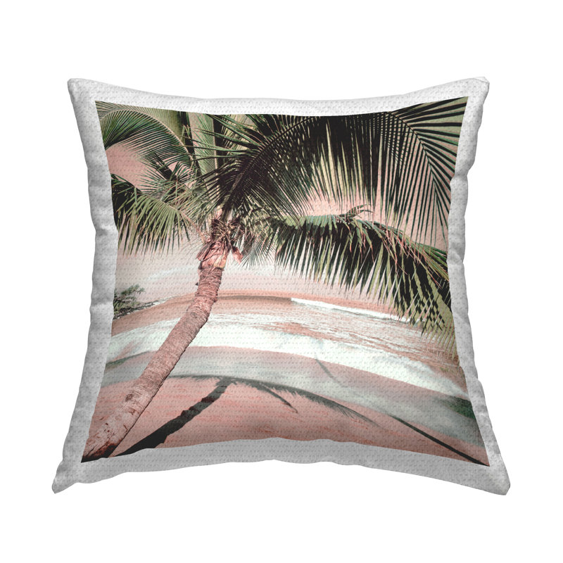 Coussin d'extérieur Palm Tree Shadow on Sand