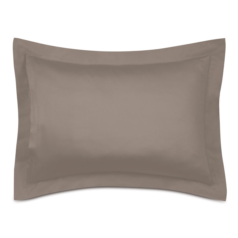 Deluca Cotton Pillow Sham, Fawn, Standard
