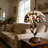 Tiffany Table Lamp, Adjustable 3 Color Temperature, Dragonfly Rose Style Lampshade & Metal Leaf Antique Base Desk Reading Light 12X12X19 Inches Decor for Bedroom Living Room Office-1649041814