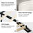 Bed Frame, Upholstered Platform Bed with Curved Headboard, Classic Color-Block Design, Soft Rounded Corners, No Box Spring Required, Easy Assembly-1628075452-1628075455