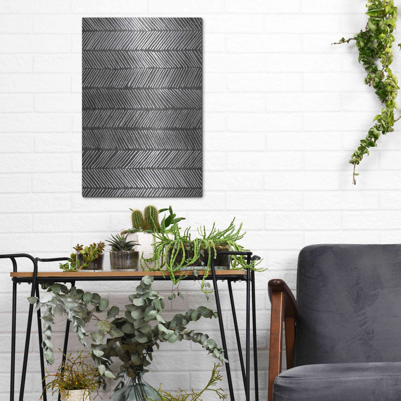 «Modern Monochrome I» par Grace Popp, H 16 po x l 12 po