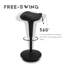 Adjustable Height Ergonomic Industrial Stool with Footrest-454102590