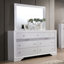 Commode avec miroir Miroir à bijoux caché