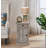 Saldana Solid Wood Top End Table with Storage and Built-In Outlets-1980558573