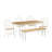 Berene 6 - Person Solid Wood Solid Wood Top Four Leg Dining Set