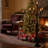 Hamptons Black Metal 41.25" 5-Candle Floor Candelabra