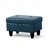 Rectangular Storage Ottoman Bench, Faux Leather Footrest with Hydraulic Lift-Top, Coffee Table Stool for Living Room, Bedroom, Entryway, Navy-126242953