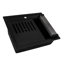 20'' L Drop-In Triple Bowl Granite Composite Kitchen Sink-1324915749
