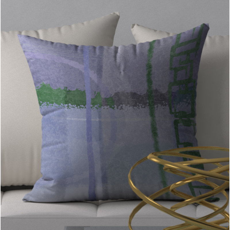 Housse de coussin décoratif carrée succulente, 20 po X 20 po