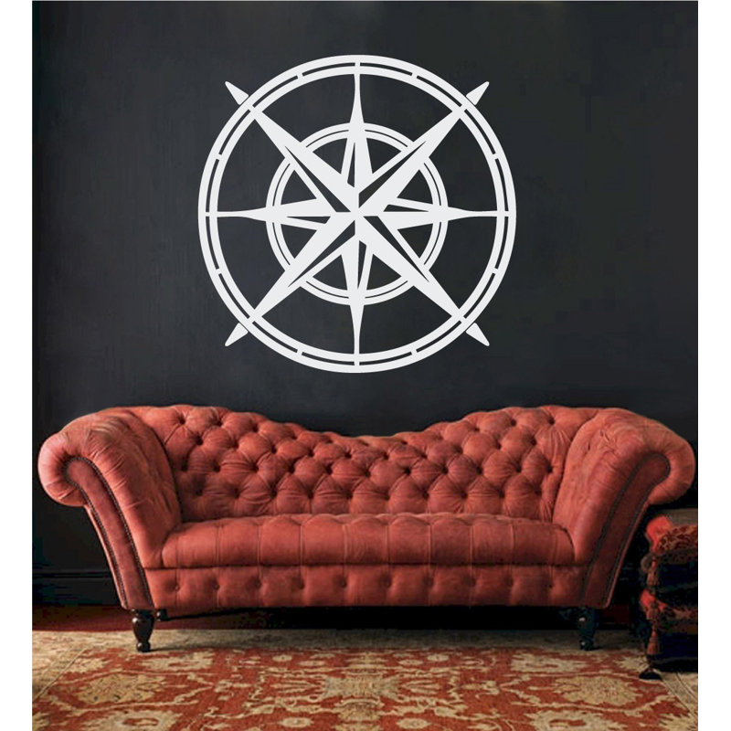Non-Wall Damaging Wall Decal, 30" H x 30" W x 0.01" D, Black