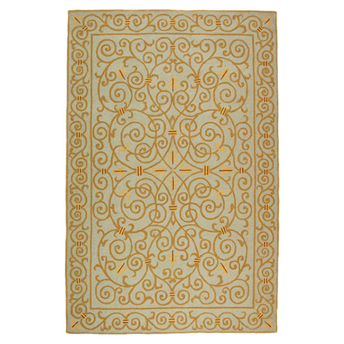 Cher Hand Hooked Wool Pile Oriental Rug