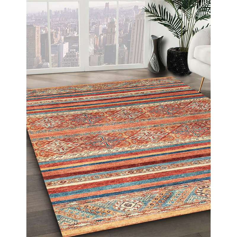 Abstract Indoor Rug, Square 4'