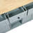 Kitchen Cart With Rubber Wood Drop-Leaf Countertop-1996876460